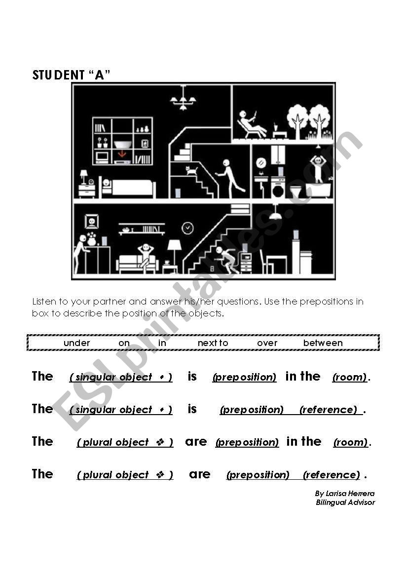 Basic Prepositions worksheet