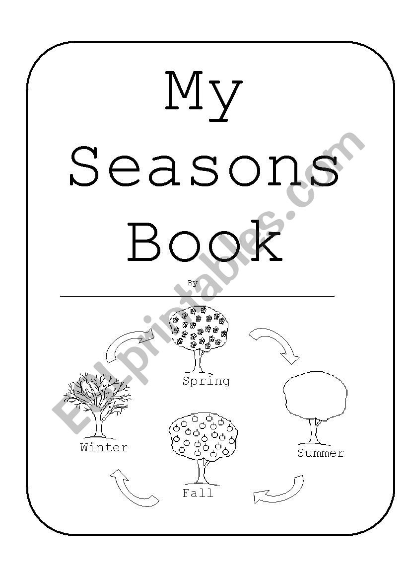 Season Book - ESL worksheet by dreamer35