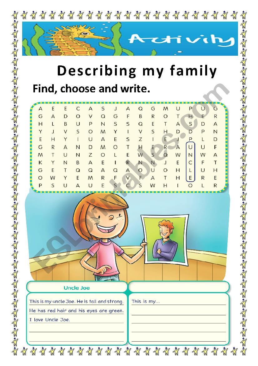 describing-my-family-esl-worksheet-by-ailton-morais