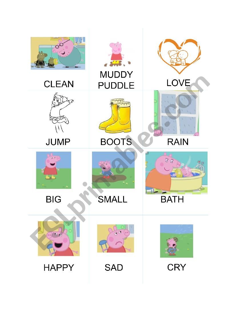 flash peppa pig s01e01&02 1 worksheet