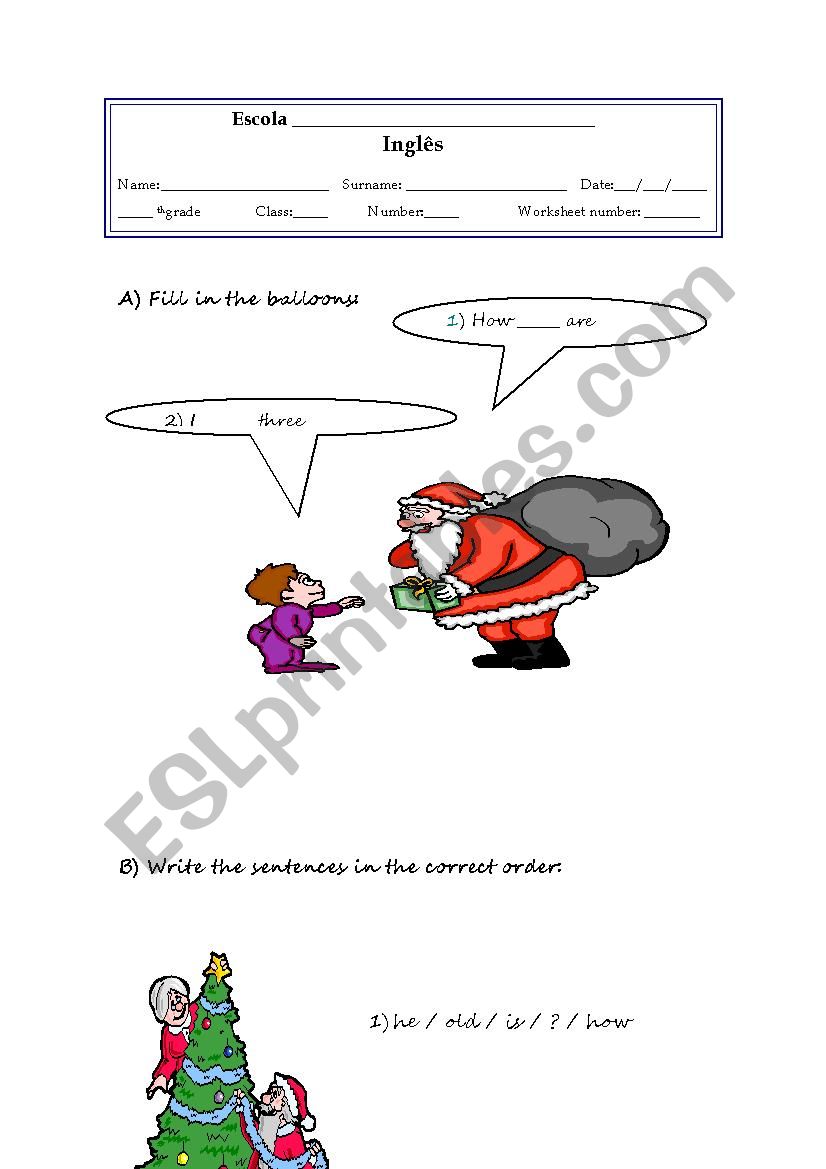 Age - ESL worksheet by sofiapcp