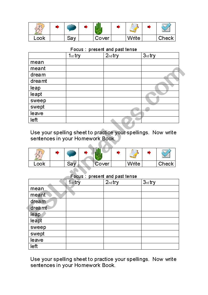 Irregular Spelling Word List