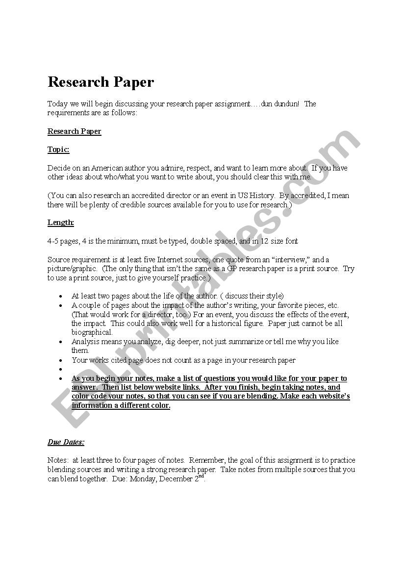 research worksheet 1 brainly