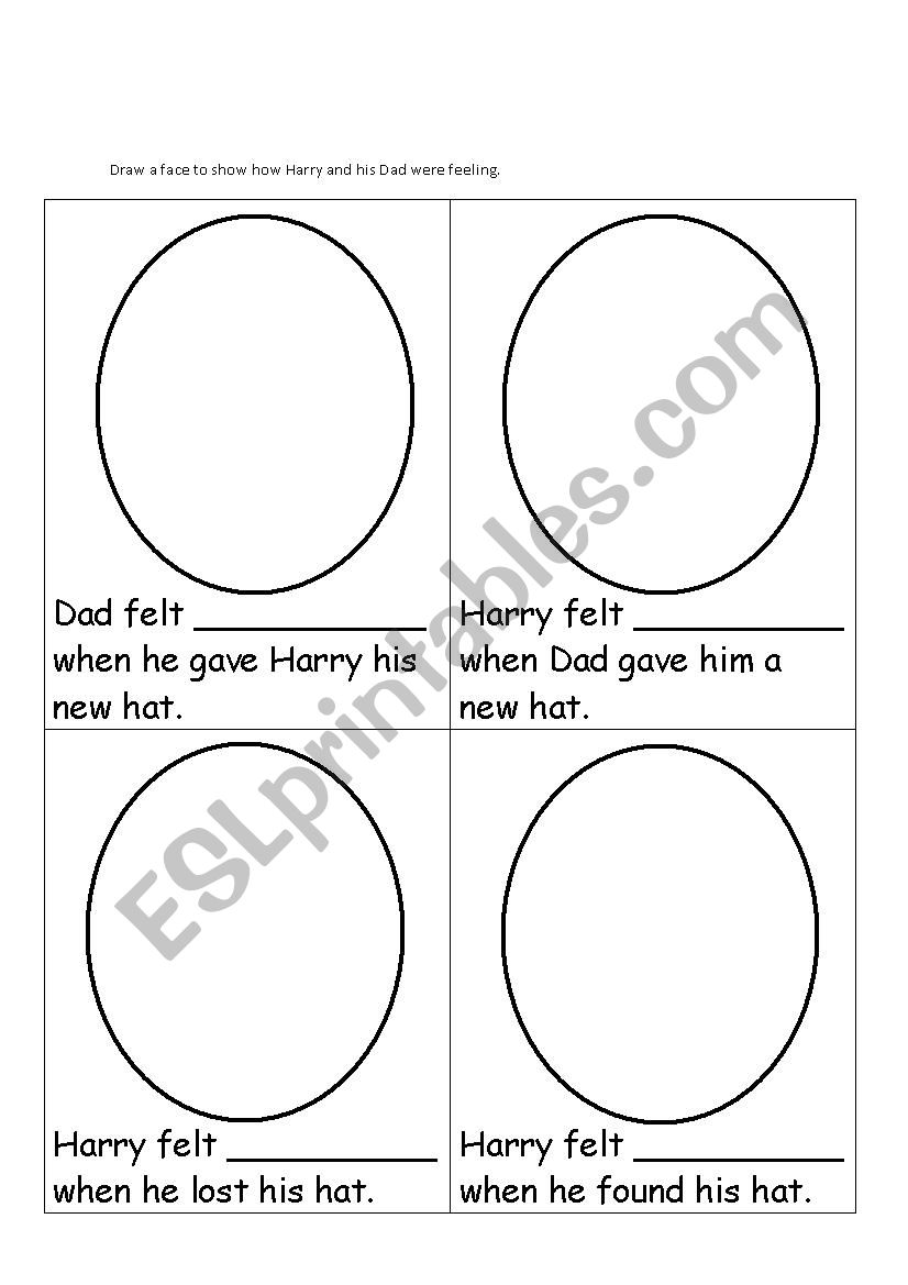 Harrys New Hat worksheet