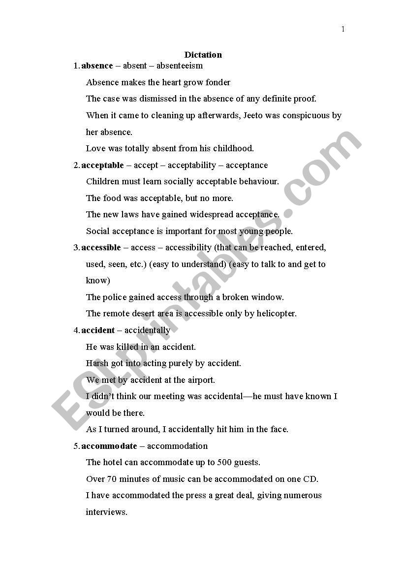 50 Commonly Misspelled Words With Sentences To Explain Meanings ESL 