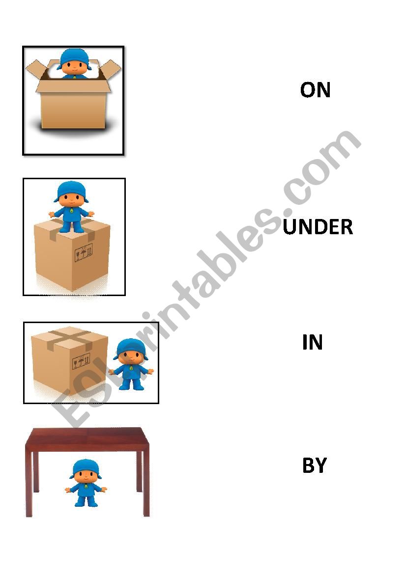 Prepositions worksheet