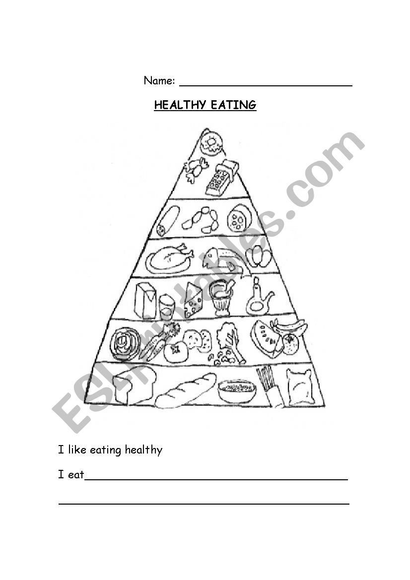 FOOD worksheet