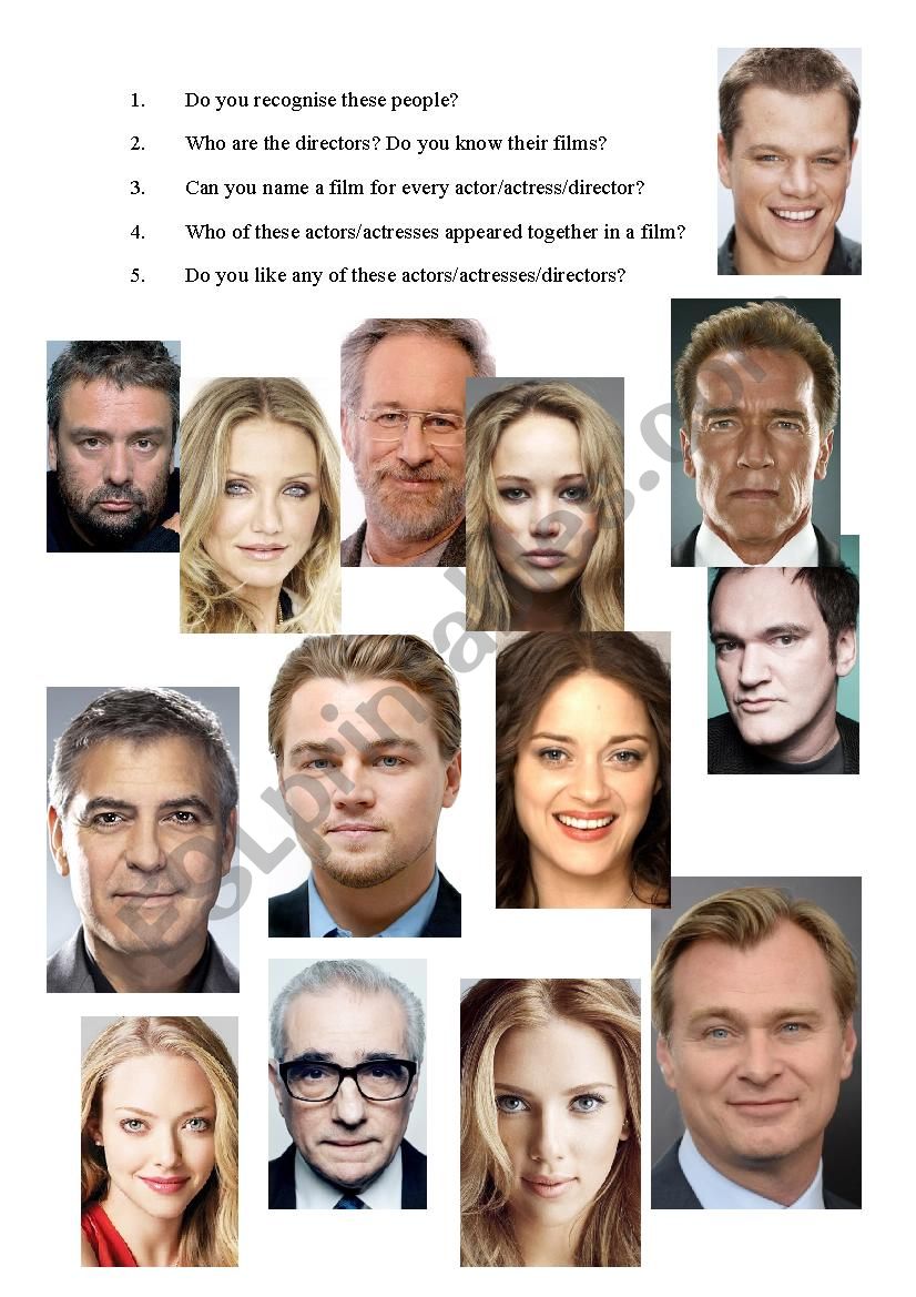 Movie actors discussion part II