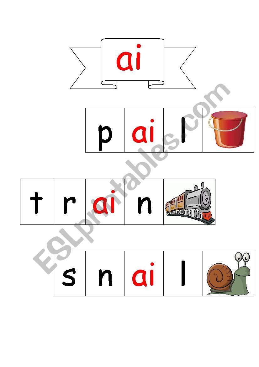 ai words worksheet