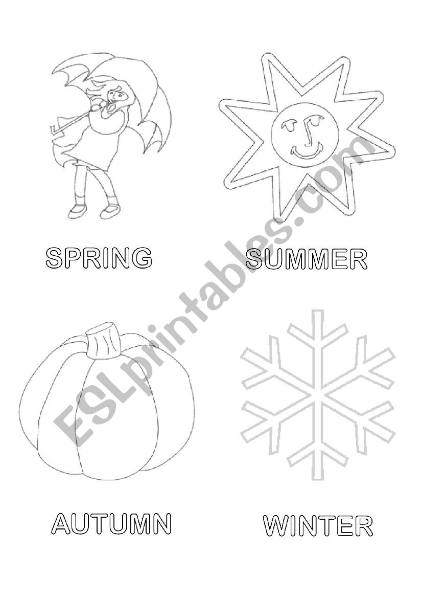 4 Seasons worksheet