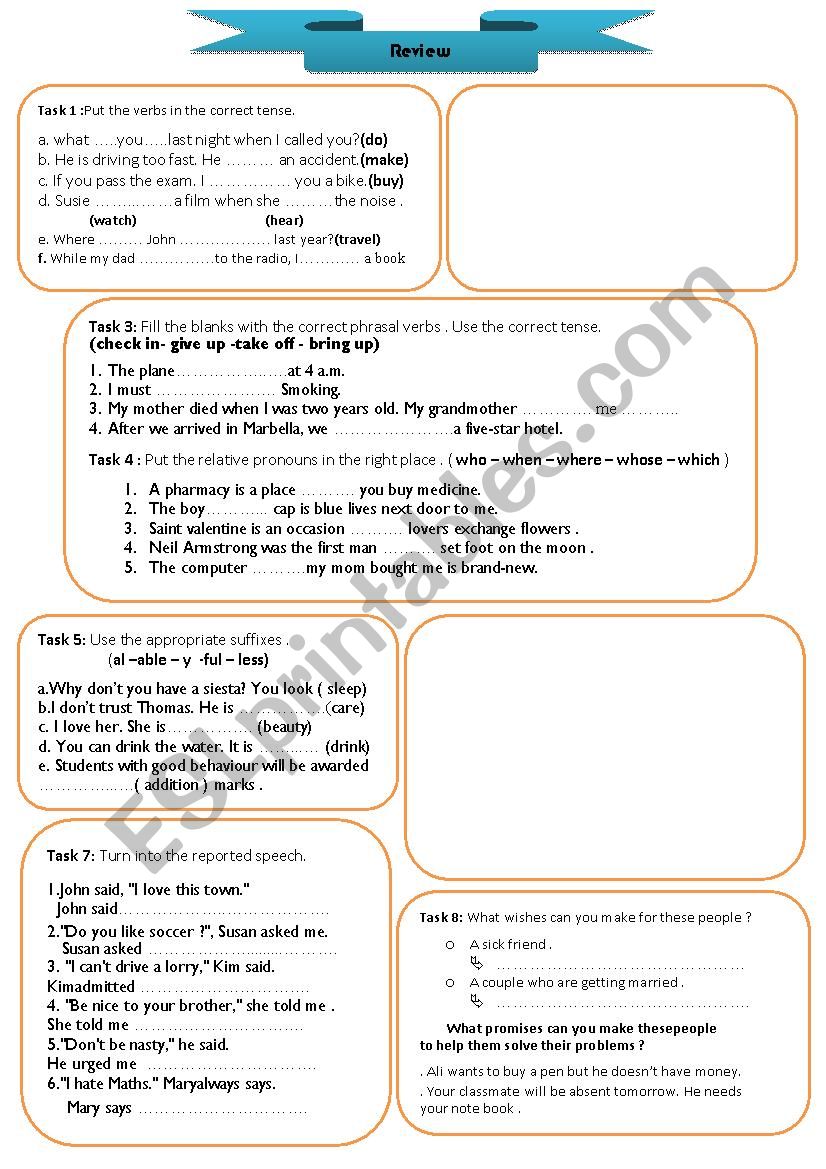 Review 2 worksheet