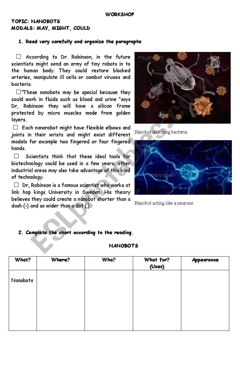 May Might Could ESL Worksheet By Anaid