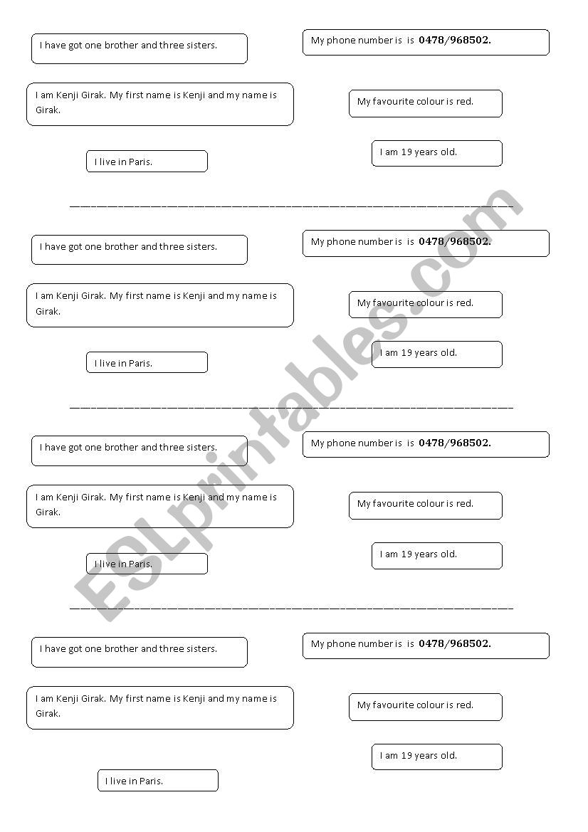 Introduction 2 worksheet