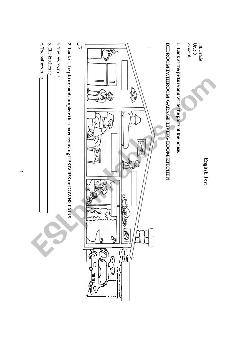 The house worksheet