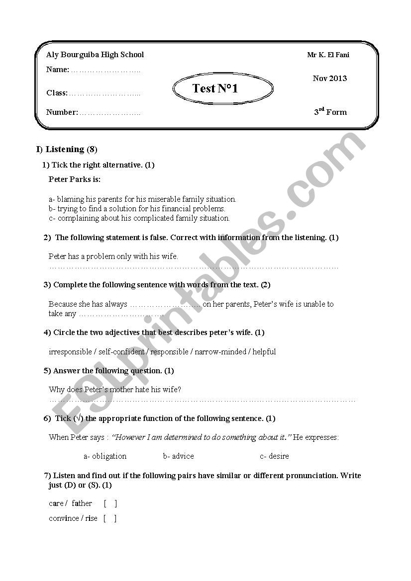 mid-term-test-n-1-3rd-form-esl-worksheet-by-tatooo