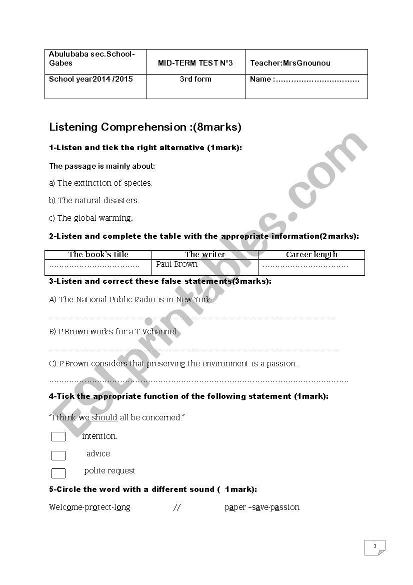 END-Term 2 3rd secondary technology 