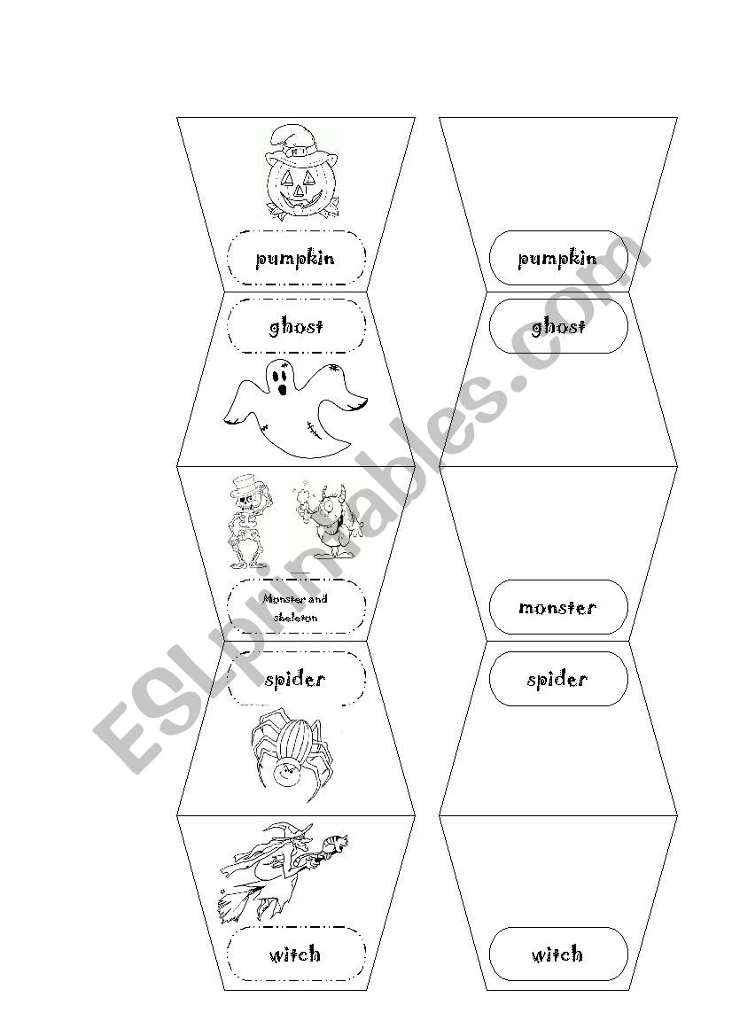 Halloween worksheet