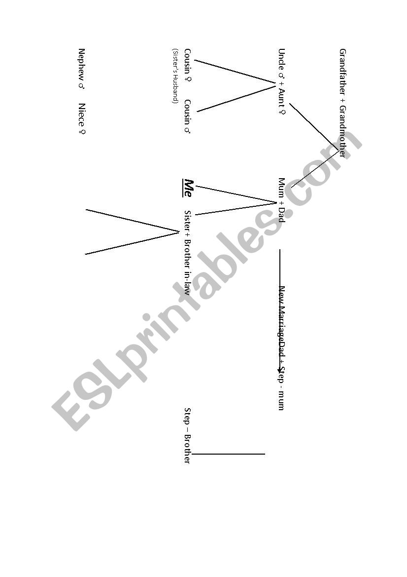 family tree worksheet