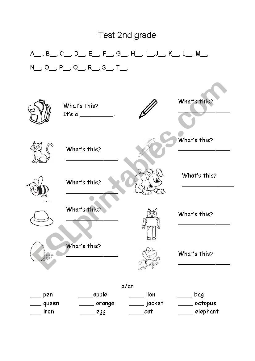 What´s this? It´s a... - ESL worksheet by yanakoleva77