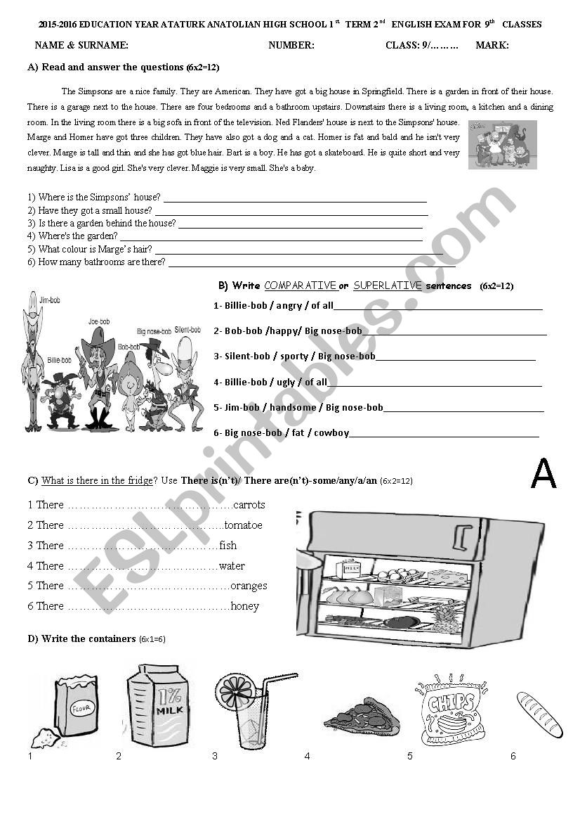 new test AAAA worksheet