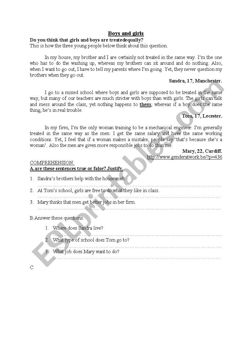 quiz 2nd Bac worksheet