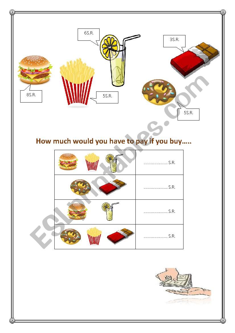 Math worksheet