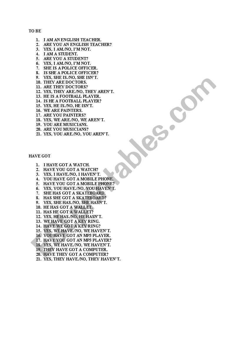 speaking practice worksheet