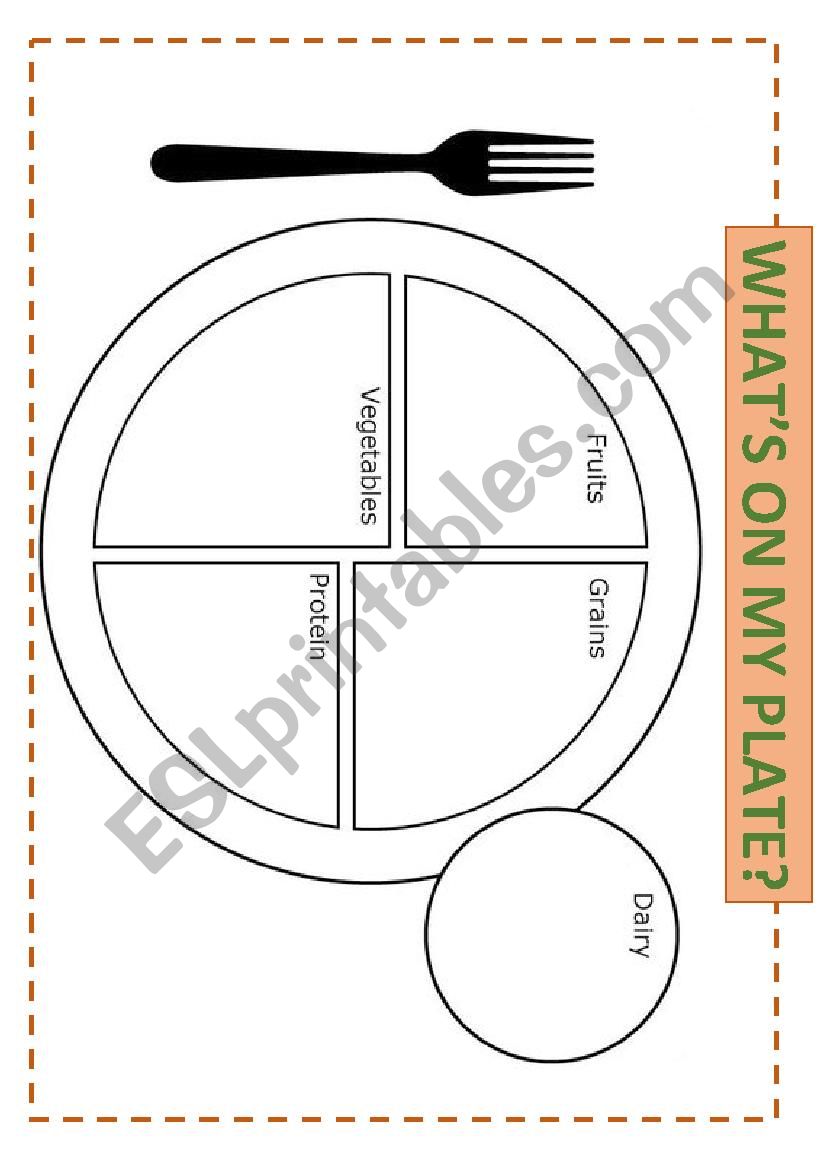 WHAT´S ON MY PLATE? - ESL worksheet by somnis