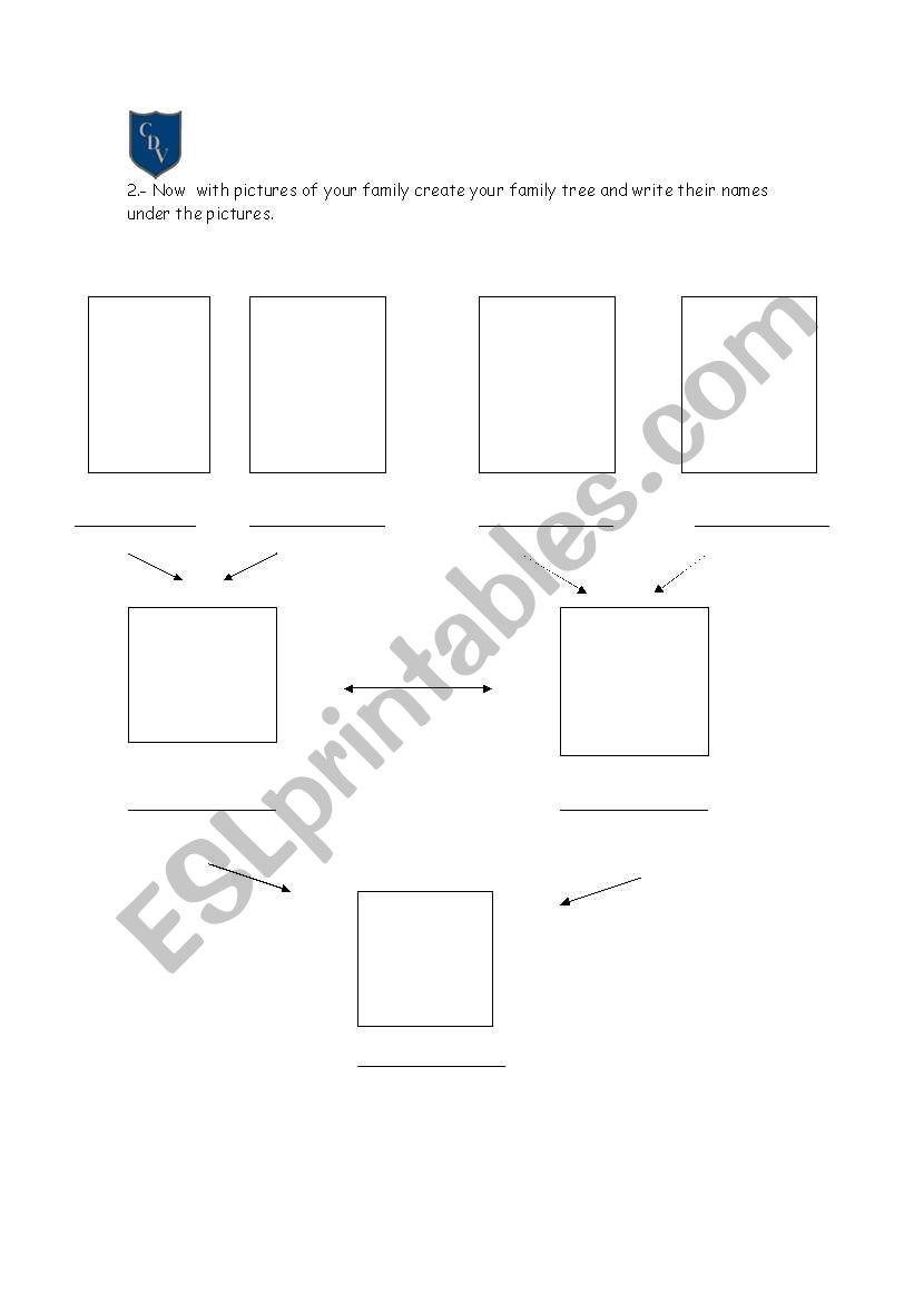 Family Tree worksheet