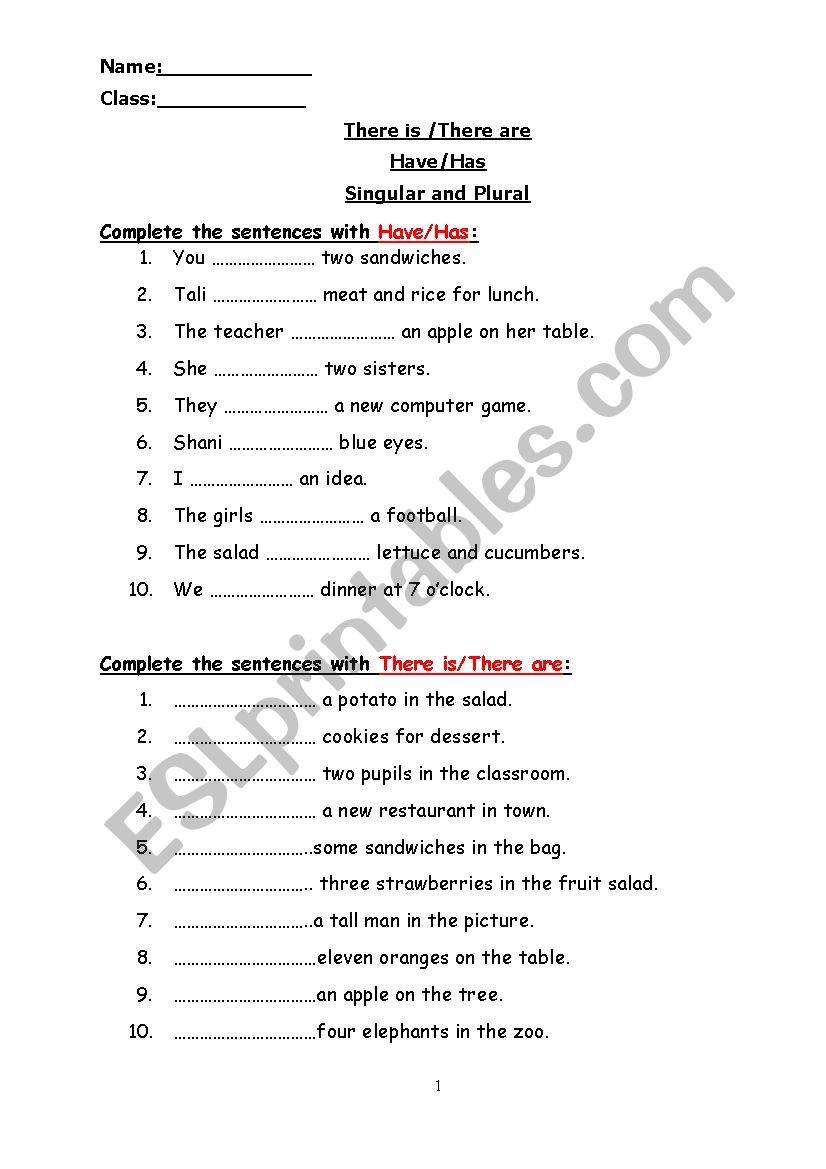 Grammar Review 5th Grade ESL Worksheet By Natalieyag