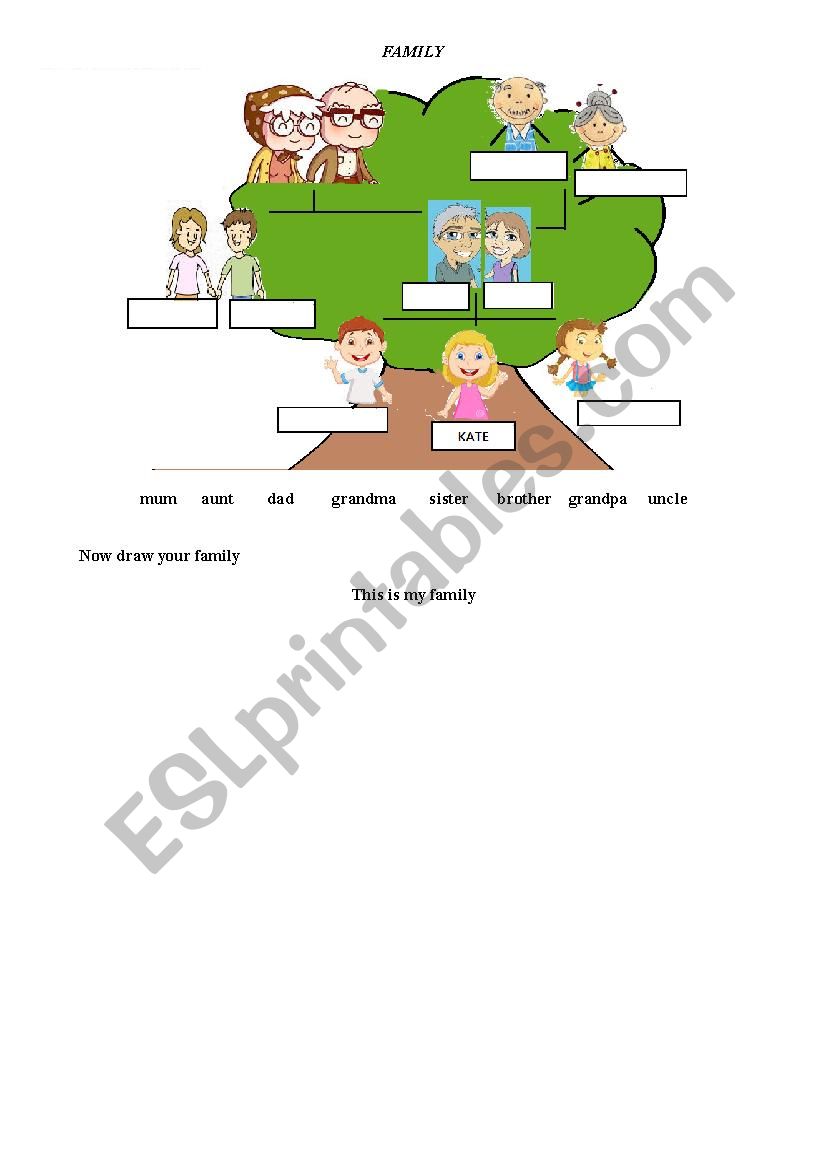 Family worksheet