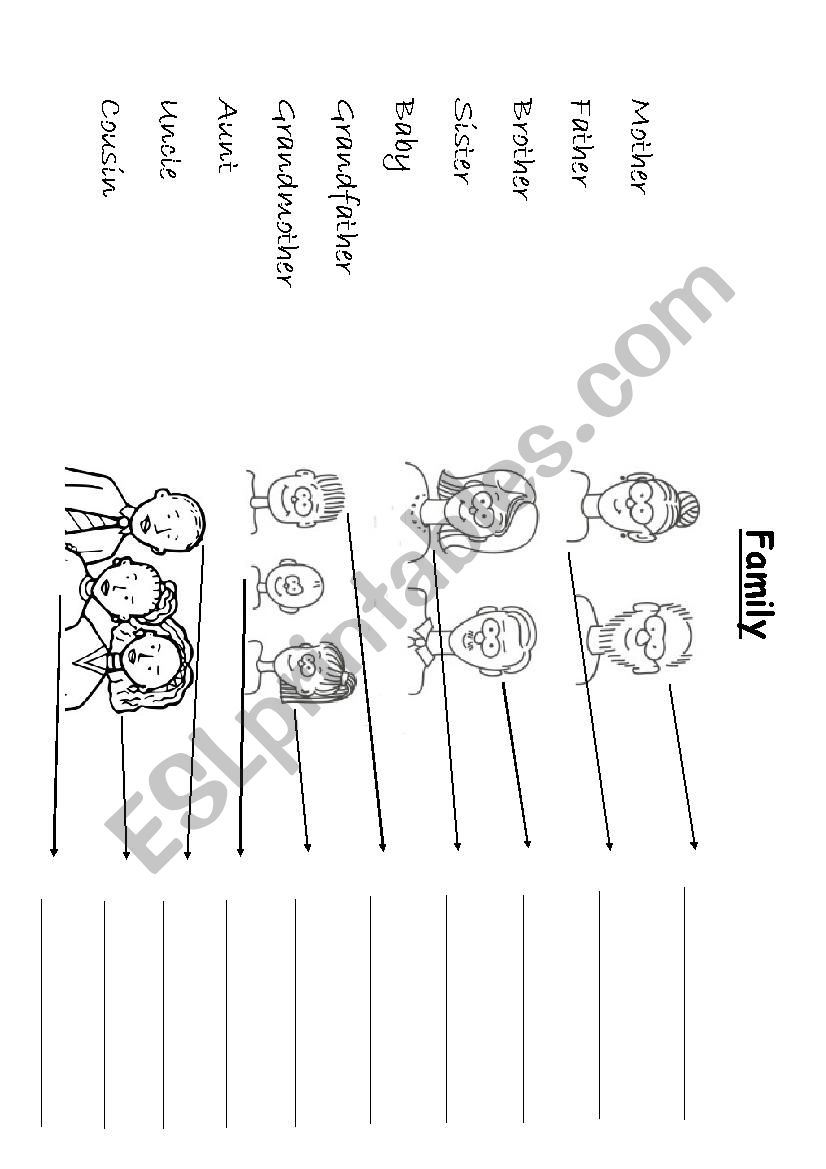 Family worksheet