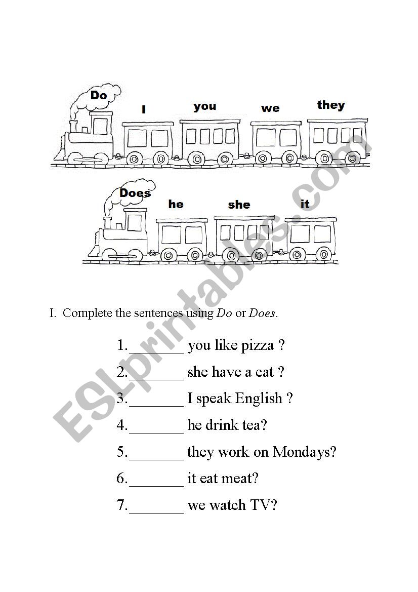 grammar Present simple questions do does 