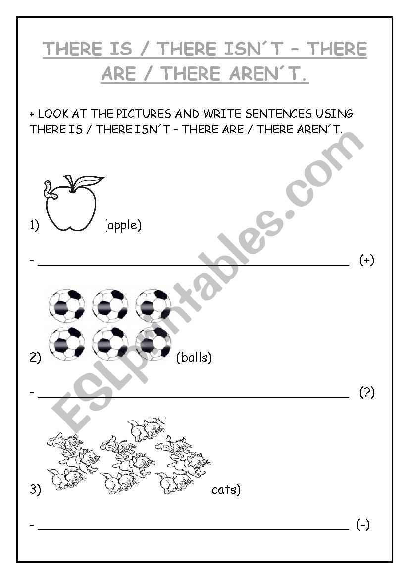 this- that - these- those worksheet