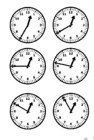 Download Time/Clock Face Cutouts - Minutes - ESL worksheet by ky0326