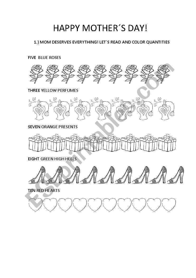 mother´s day - ESL worksheet by aletadini