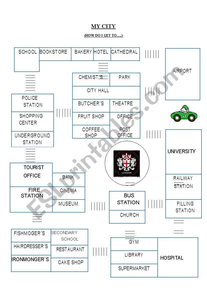 My city - How do i get... worksheet