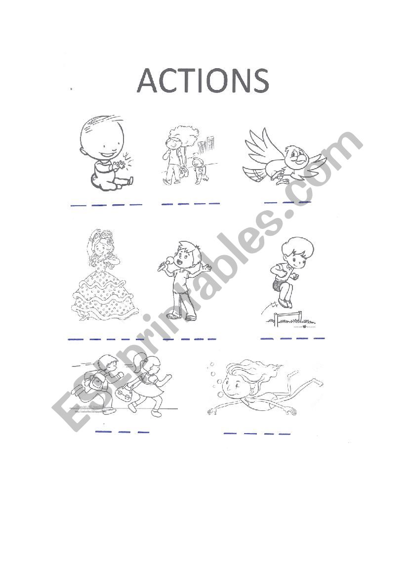 ACTIONS worksheet