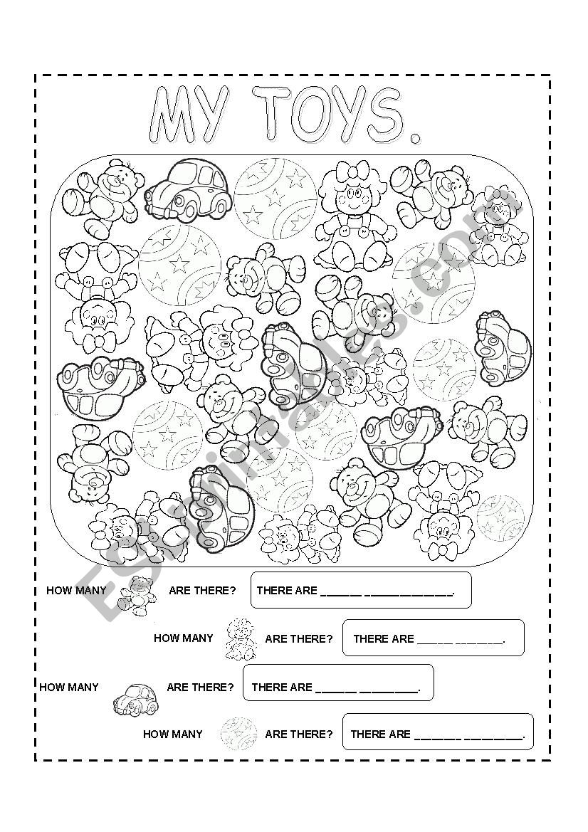 my toys worksheet