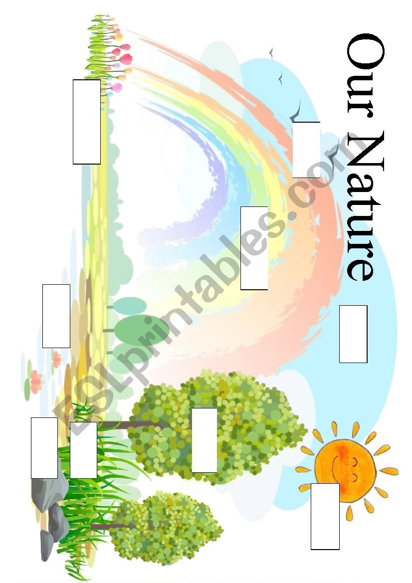 Our Nature worksheet