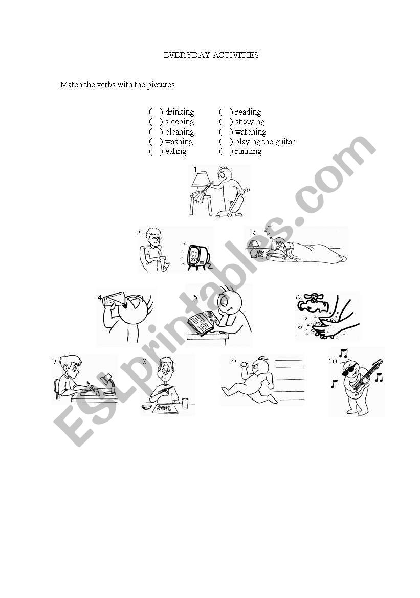 Present Continuous Practice worksheet