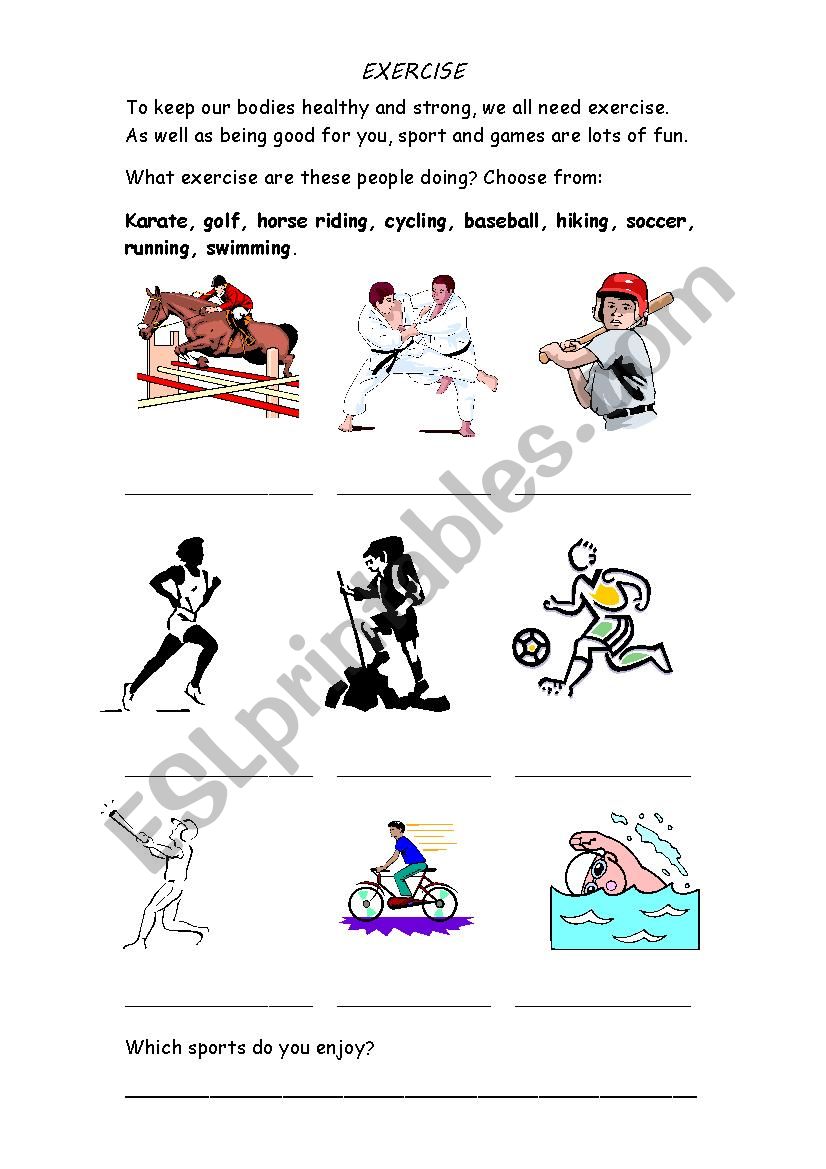 types-of-exercise-esl-worksheet-by-claudine1972