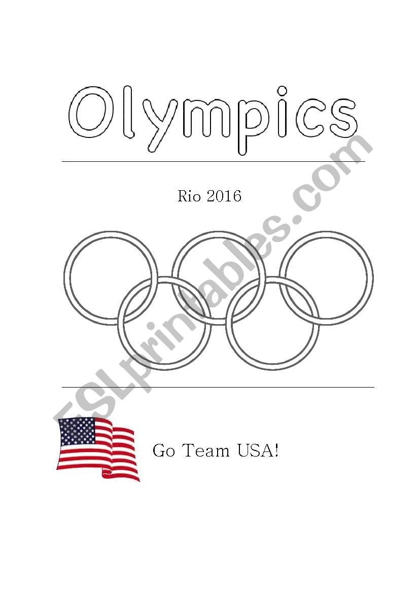 Olympics Rio 2016 worksheet