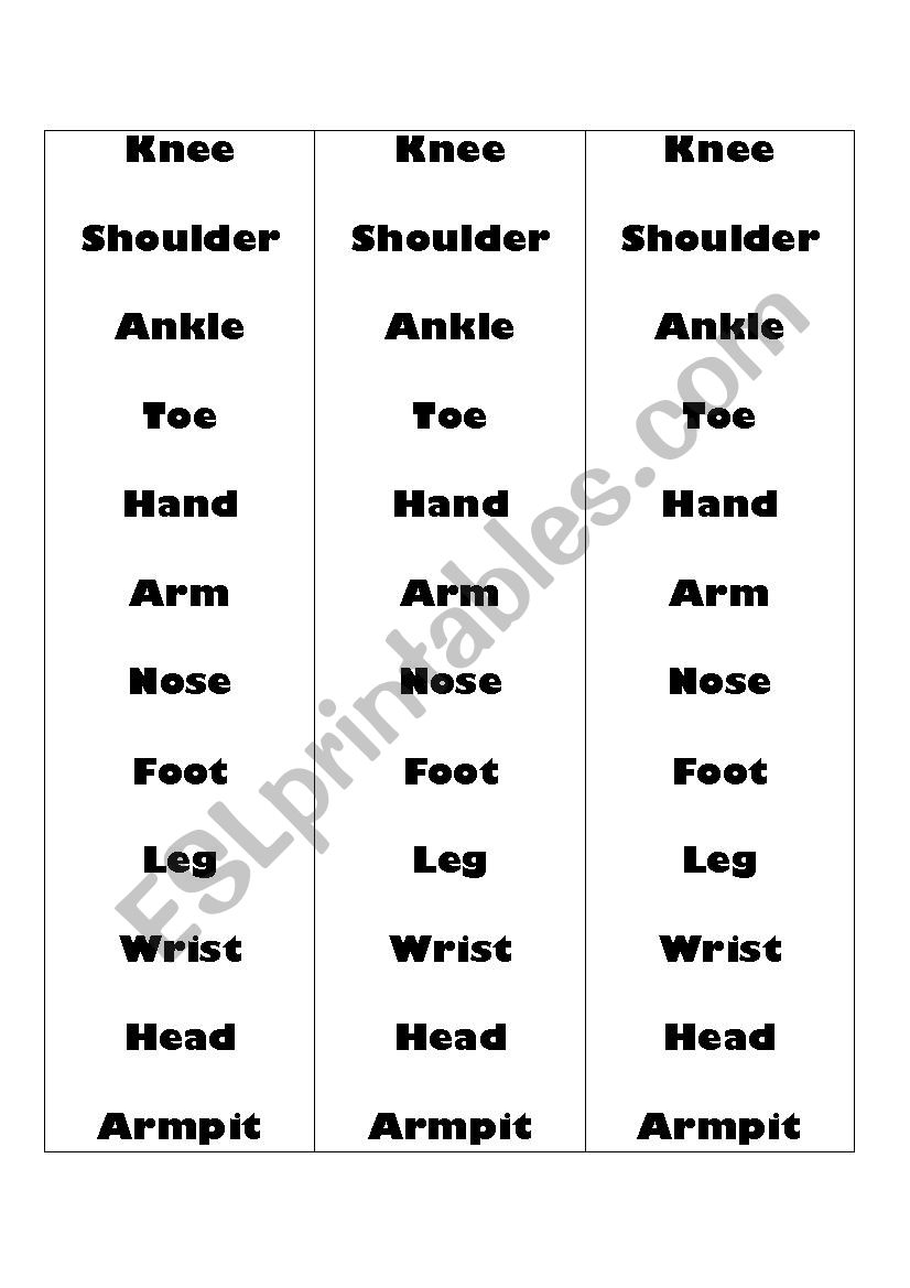 Healthy Relay Labels and Sort cards