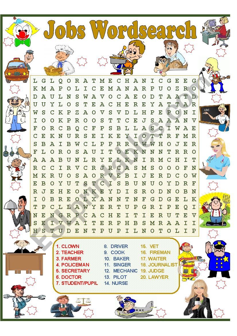 Medical Professions Word Search Wordmint Bank2home