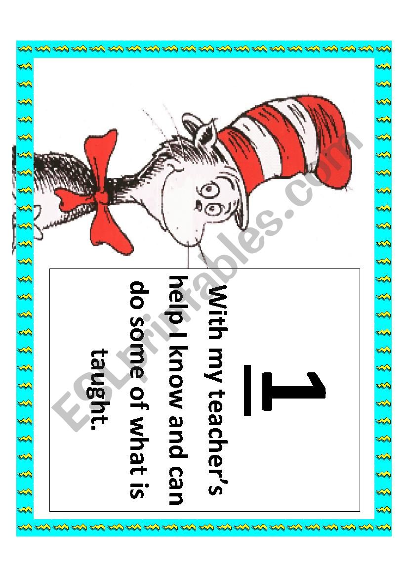 Marzano grading scale Dr. Suess - ESL worksheet by sedteacher