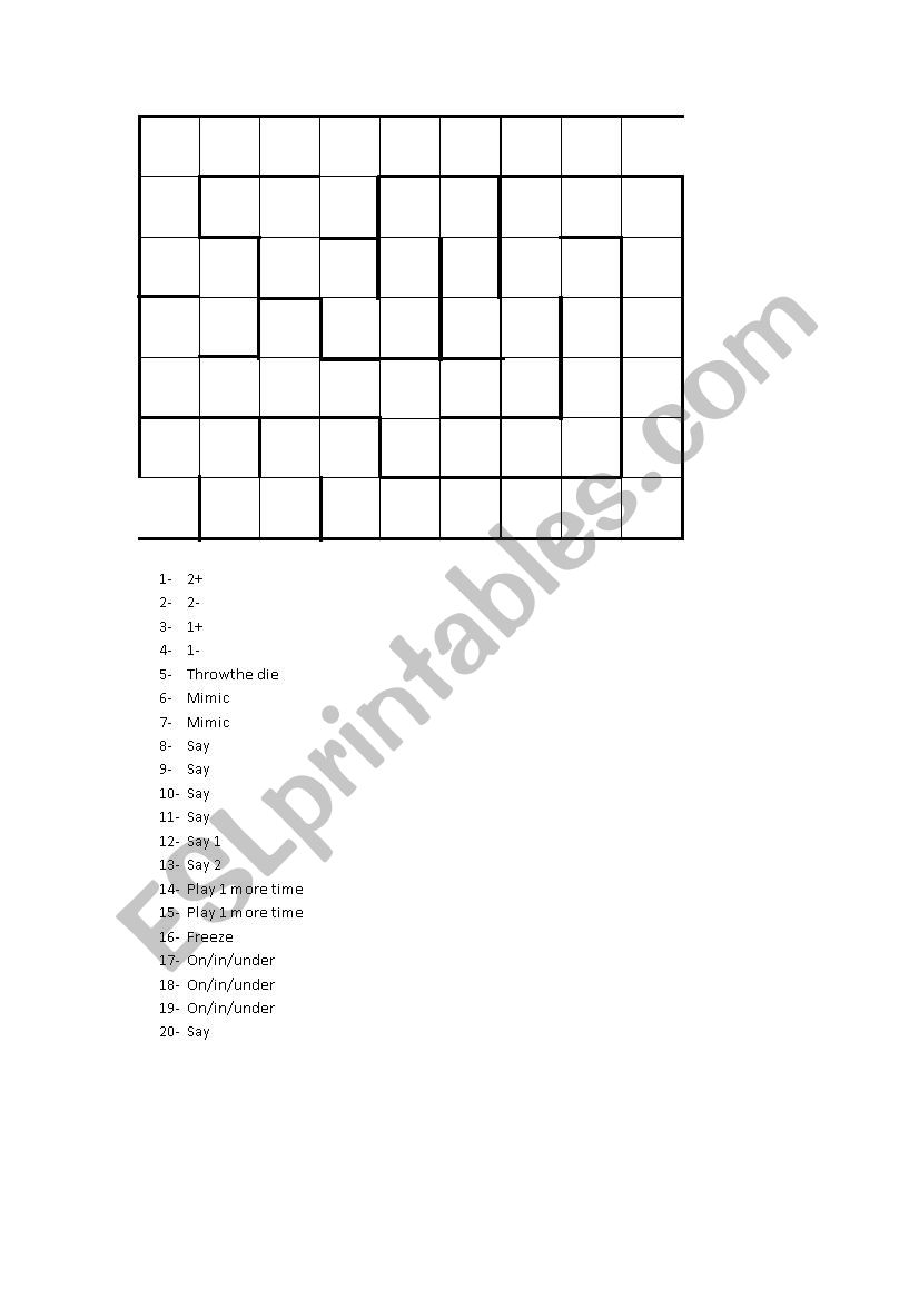 maze game worksheet