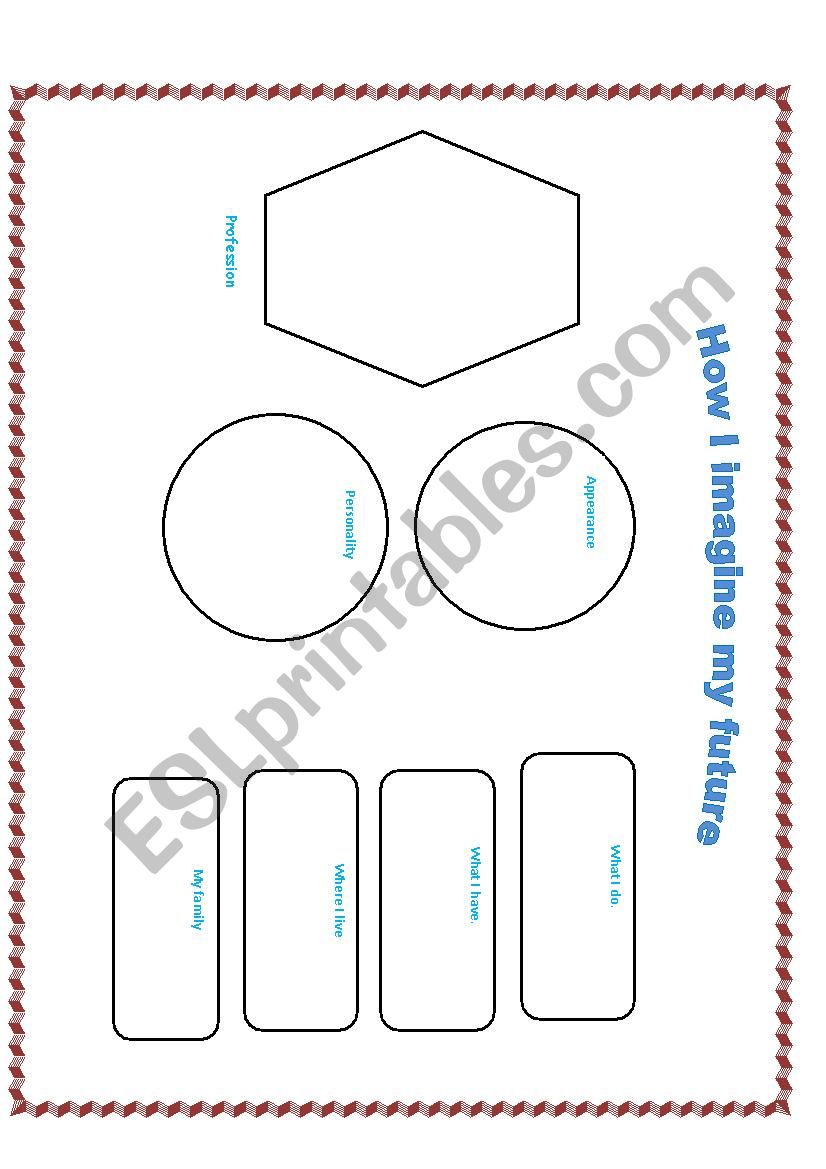 Professions Graphic organizer worksheet