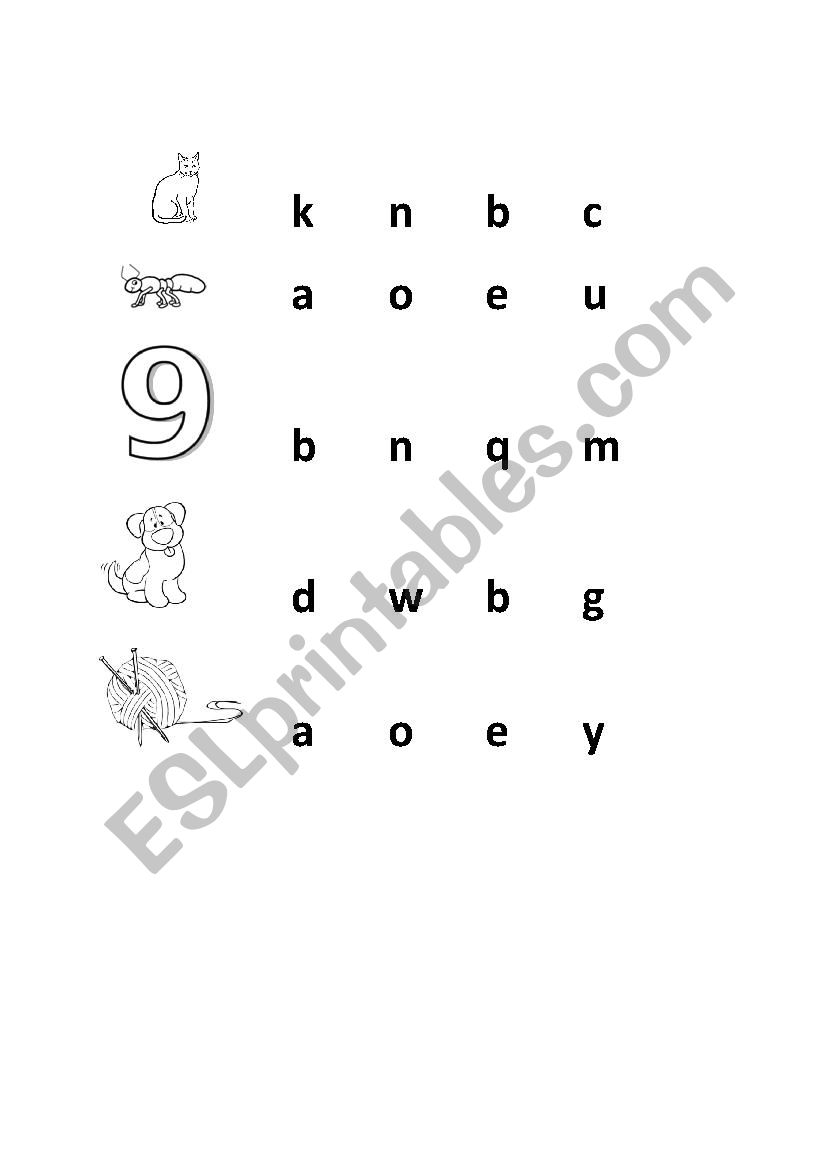 Phonics Secret Word: Candy worksheet