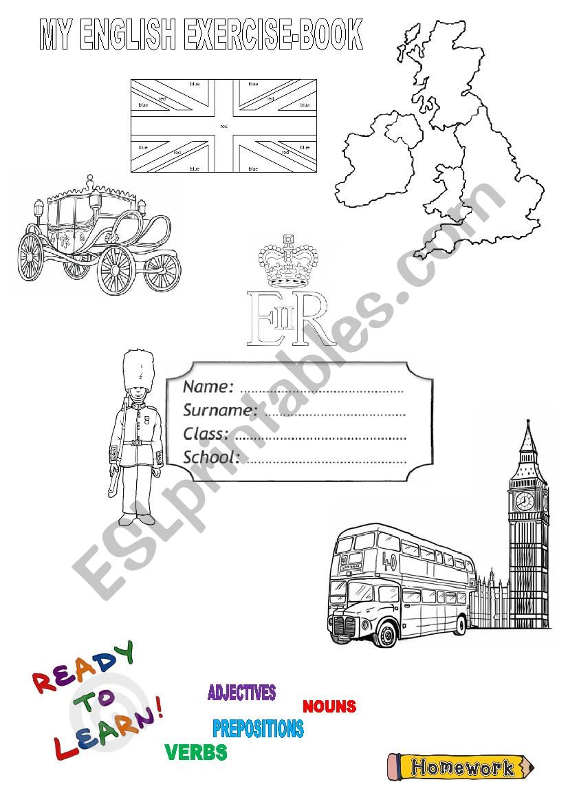 An English cover worksheet